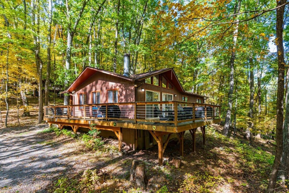 Chalet W Hot Tub, Large Deck, Grill, & Fast Wifi Berkeley Springs Luaran gambar